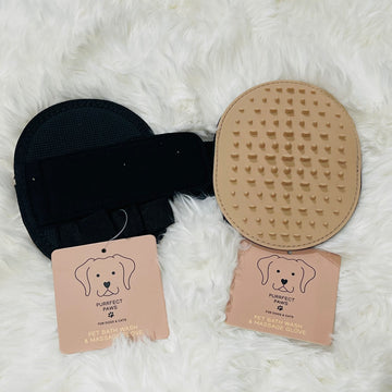 Purfect Paws Pet Bath Wash & Massage Glove