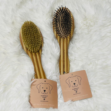Purfect Paws Pet Pin & Bristle Brush