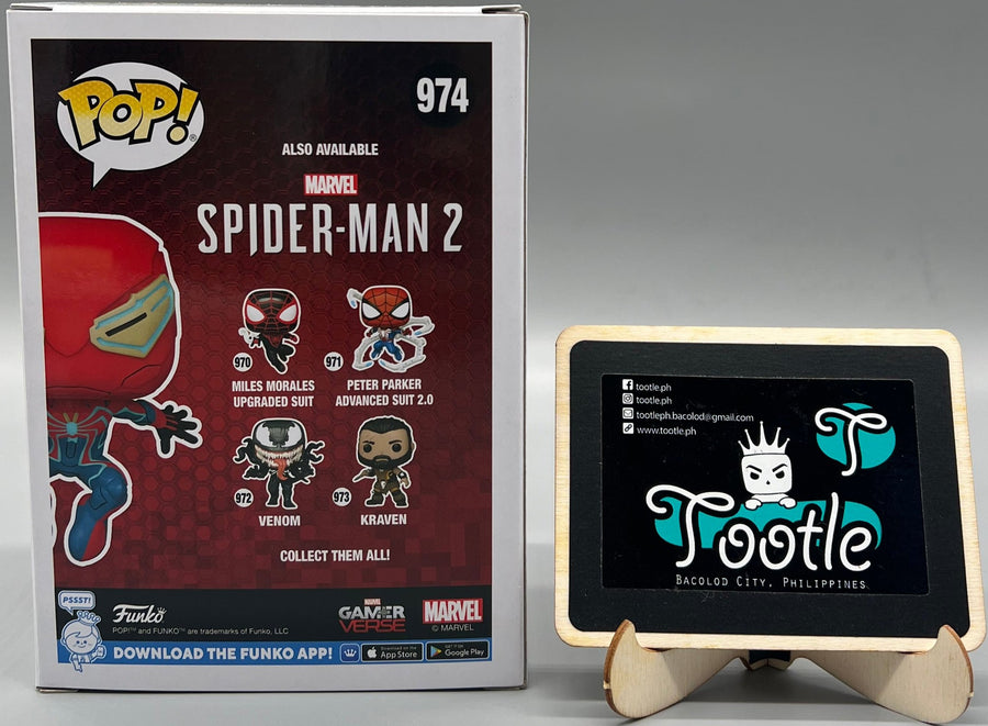 PETER PARKER  Velocity Suit 974 EE Exclusive GamerVerse  Spider Man Funko Pop Tootle Ph