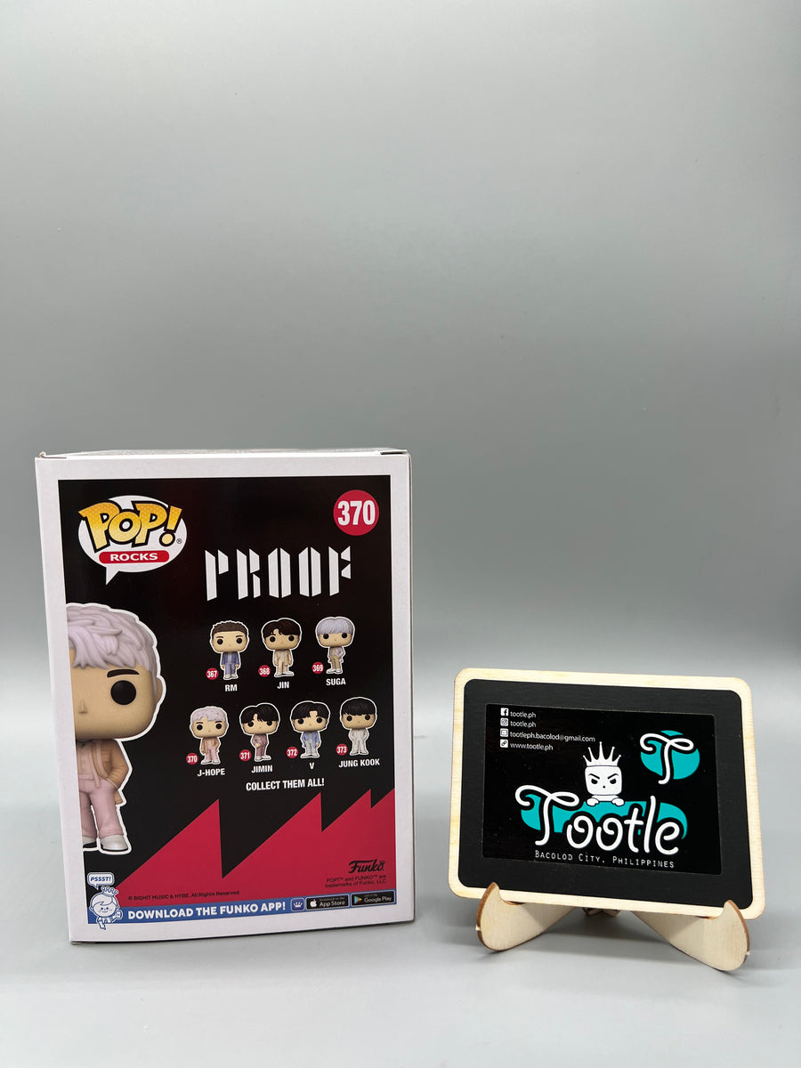 J-HOPE BTS Proof 370  Funko Pop Rocks Tootle ph