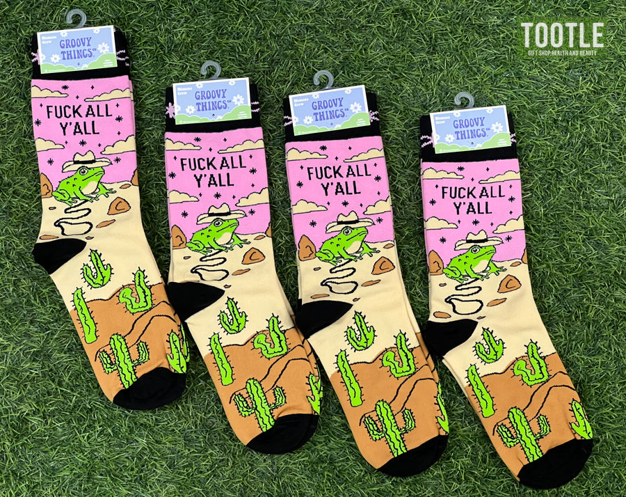 Fuck All Y'all Women's Crew Sock