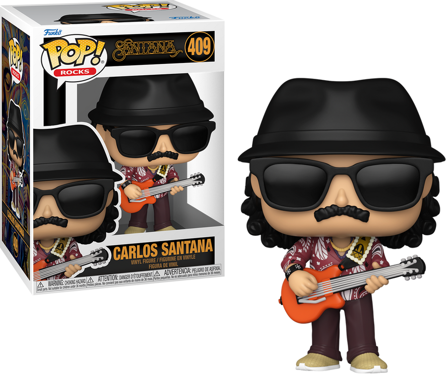 CARLOS SANTANA 409 Santana Funko Pop Rocks Tootle ph