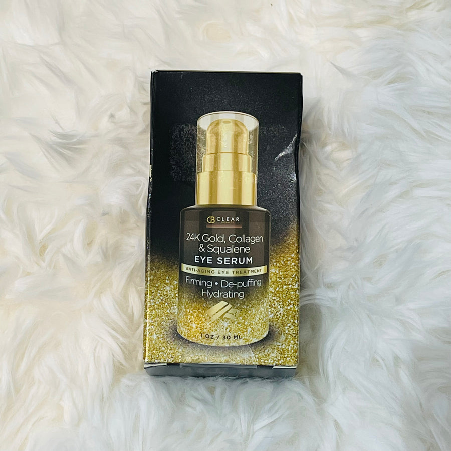 Clear Beauty 24K Gold, Collagen & Squalene Eye Serum 30ml