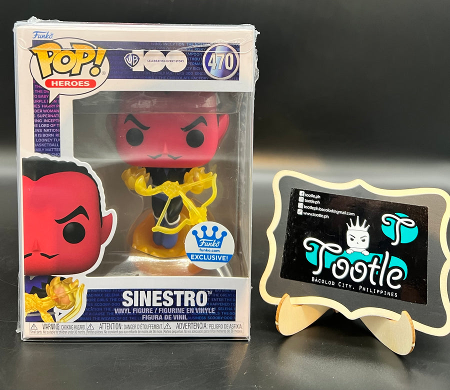 Funko Pop Heroes! WB 470 "Sinestro" (Funko Exclusive)