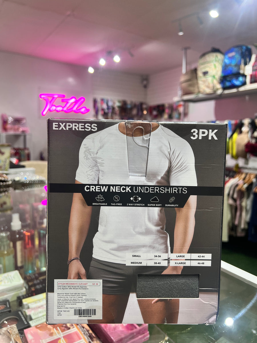 Express Crew Neck 3 Pack Medium