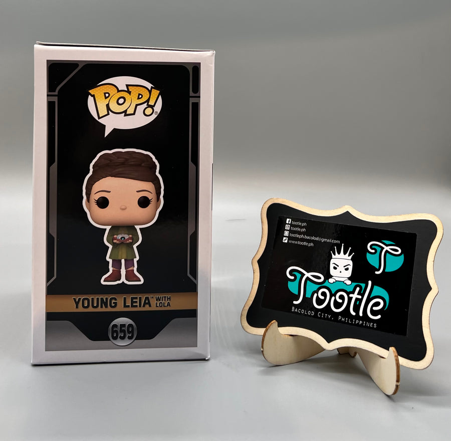 YOUNG LEIA with LOLA 659 Funko 2023 SUMMER Convention LE Star Wars Funko Pop Tootle ph