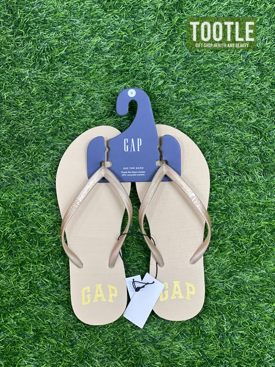 GAP Flip Flop  Gold Size 8