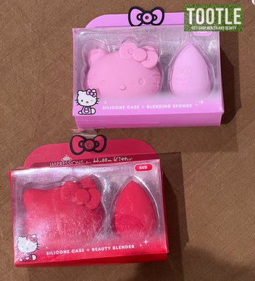 Hello Kitty Pink & Red Silicone + Blending Sponge