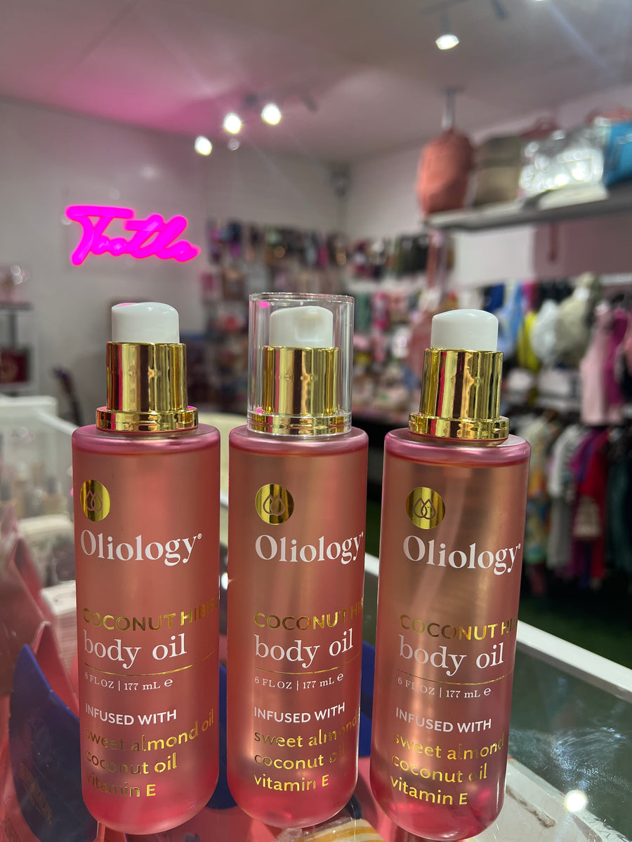 OLIOLOGY COCONUT HIBISCUS BODY OIL 177 ML.