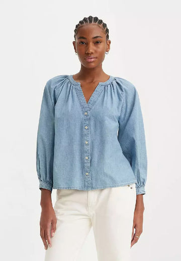 Levis Blouse Denim Small