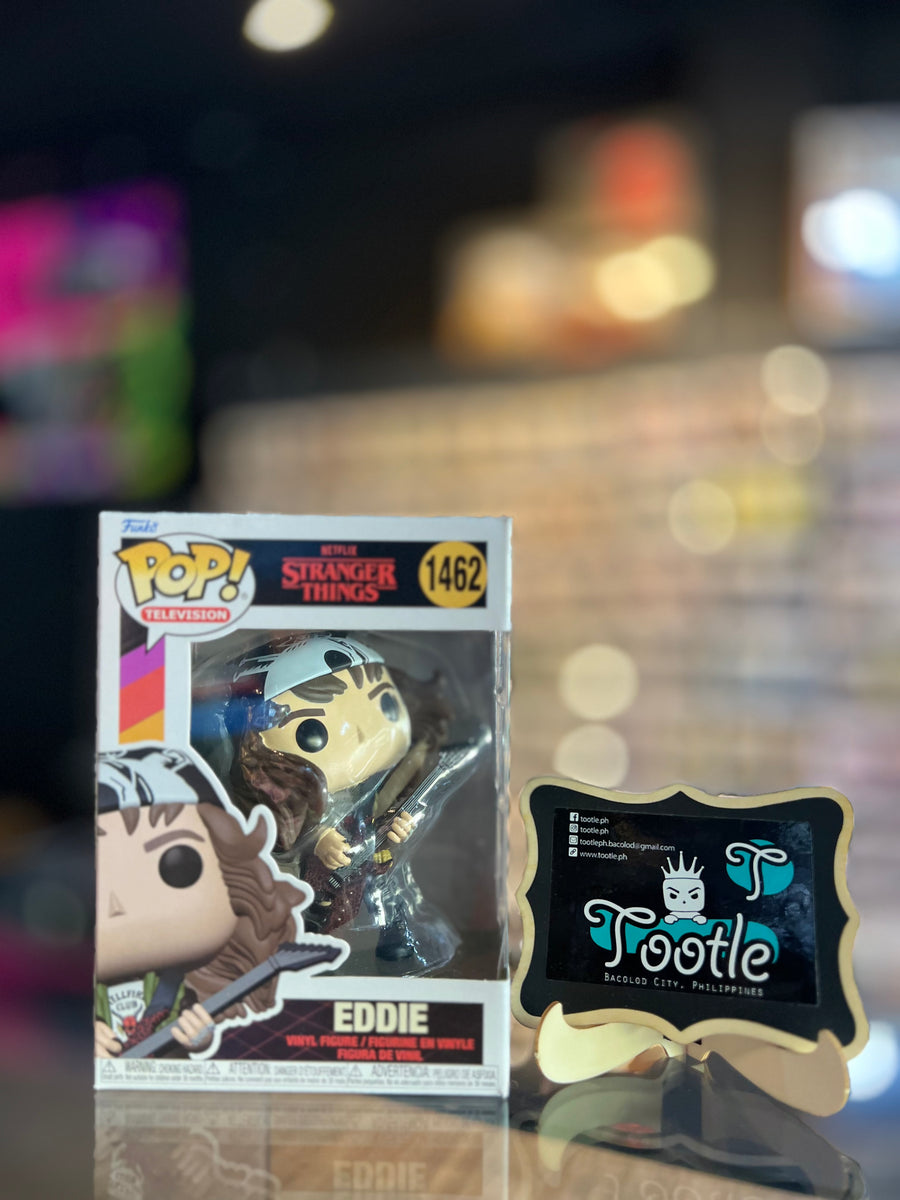 Finale EDDIE with Guitar 1462 Netflix The Stranger Things Funko Pop Television  Tootle ph