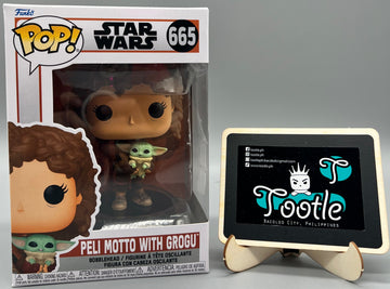 PELI MOTTO with GROGU 665 Star Wars The Mandalorian Funko Pop Tootle Ph