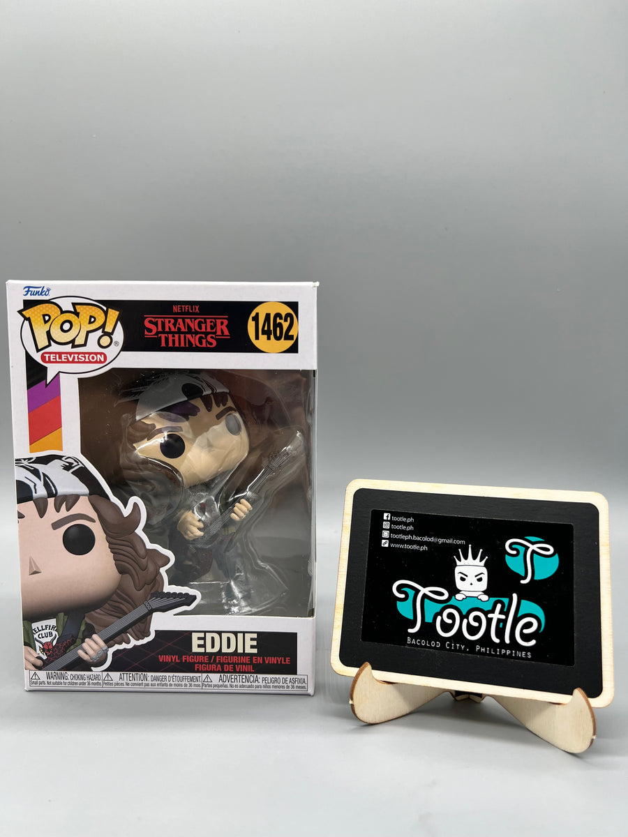 Finale EDDIE with Guitar 1462 Netflix The Stranger Things Funko Pop Television  Tootle ph