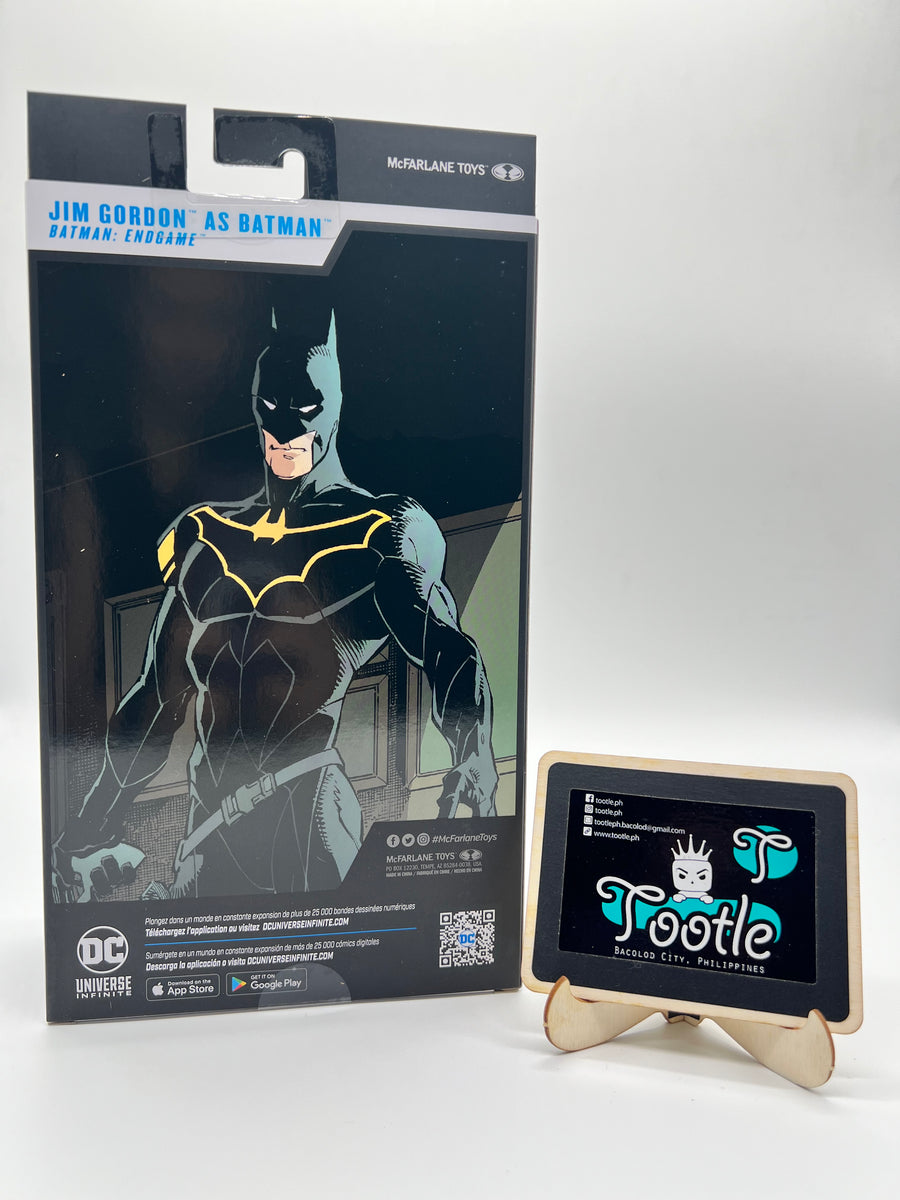 JIM GORDON as BATMAN - End Game Limited Chase Platinum Edition Mcfarlane Toys Tootle Ph