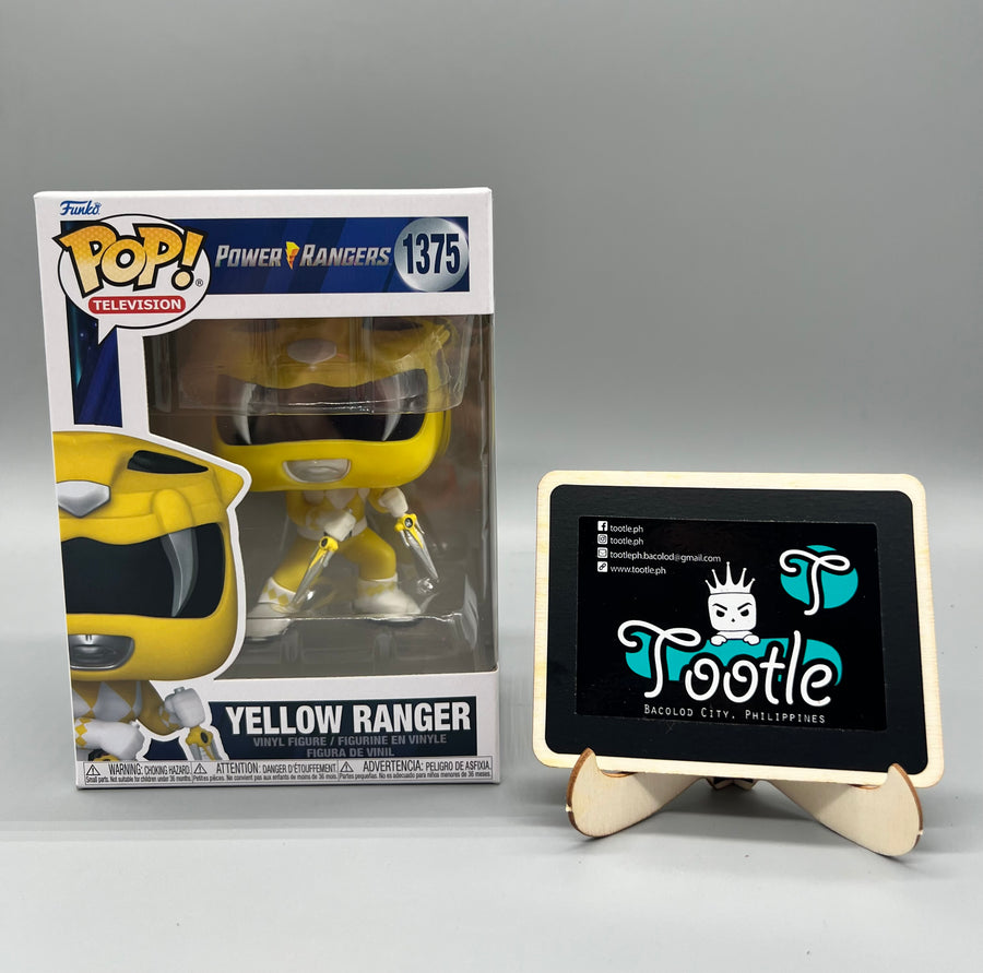 YELLOW RANGER 1375  Power Rangers Funko Pop Television Tootle Ph