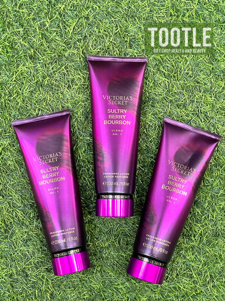 VICTORIA'S SECRET SULTRY BERRY BOURBON FRAGRANCE LOTION 236ML.