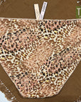 Victoria's Secret  Panty Leopard Black Yellow XL