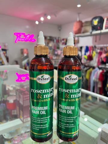 DIFEEL ROSEMARY &MINT PREMIUM HAIR OIL 237 ML.