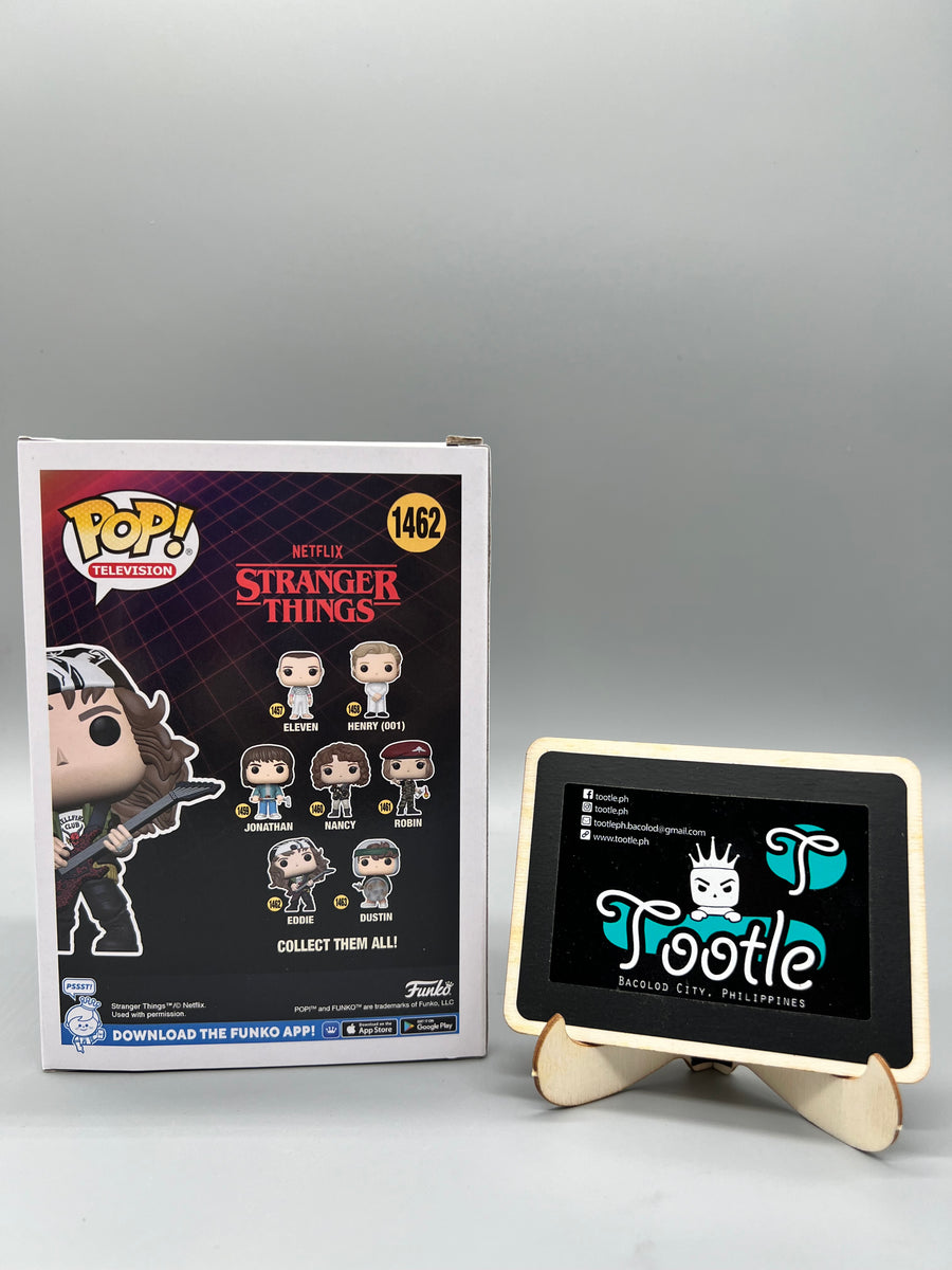 Finale EDDIE with Guitar 1462 Netflix The Stranger Things Funko Pop Television  Tootle ph