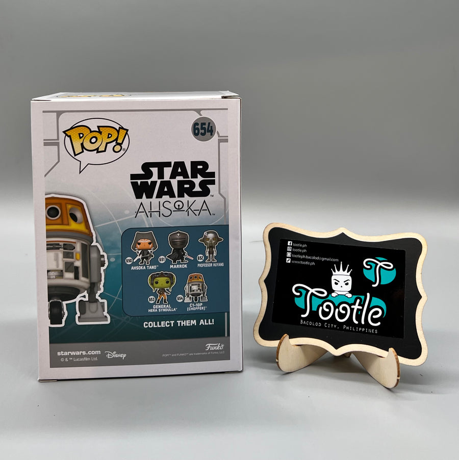 C1 10P Chopper StarWars Ahsoka 654 Funko Pop Tootle Ph