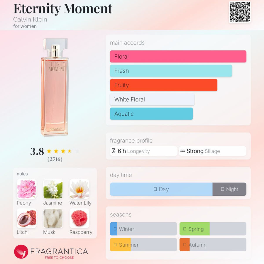 Eternity MOMENT for Women EDP Eau de Parfum Calvin Klein 30ml Tootle ph