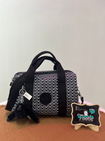 Kipling Signature Print ( Small ) Black