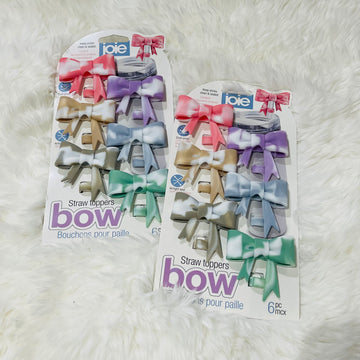 Joie Straw Toppers Bow