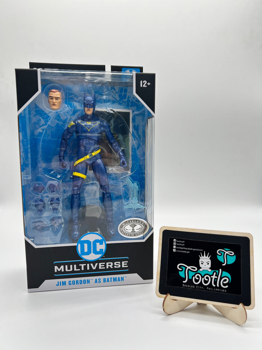 JIM GORDON as BATMAN - End Game Limited Chase Platinum Edition Mcfarlane Toys Tootle Ph