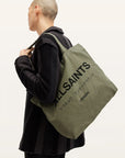 All Saints Underground Tote Bag Nori Green