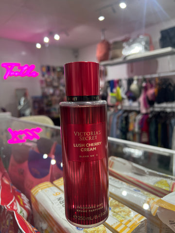 VICTORIA'S SECRET LUSH CHERRY CREAM FRAGRANCE MIST 250ML.