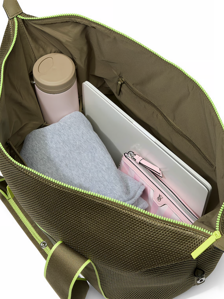 VSX Desert Cactus and Lime Mesh Snap Duffle Bag