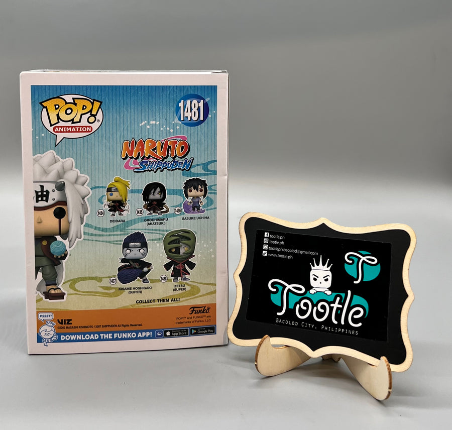 JIRAIYA 1481 GITD EE Exclusive LE  Naruto Shipuden Funko Pop Animation Tootle Ph