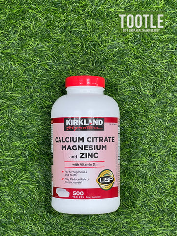 Kirkland Calcium Citrate Magnesium and Zinc 500 Tablets