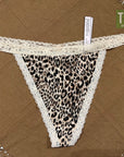 Victoria's Secret  Thong Leopard Brown XL