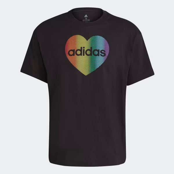 Adidas Pride Bos Tee Size Black Medium