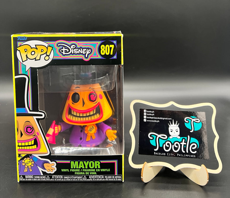 Disney-The Nightmare Before Christmas-MAYOR-807-Blacklight Edition