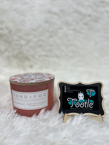 SAND & FOG Scented Candle ROSE WOOD