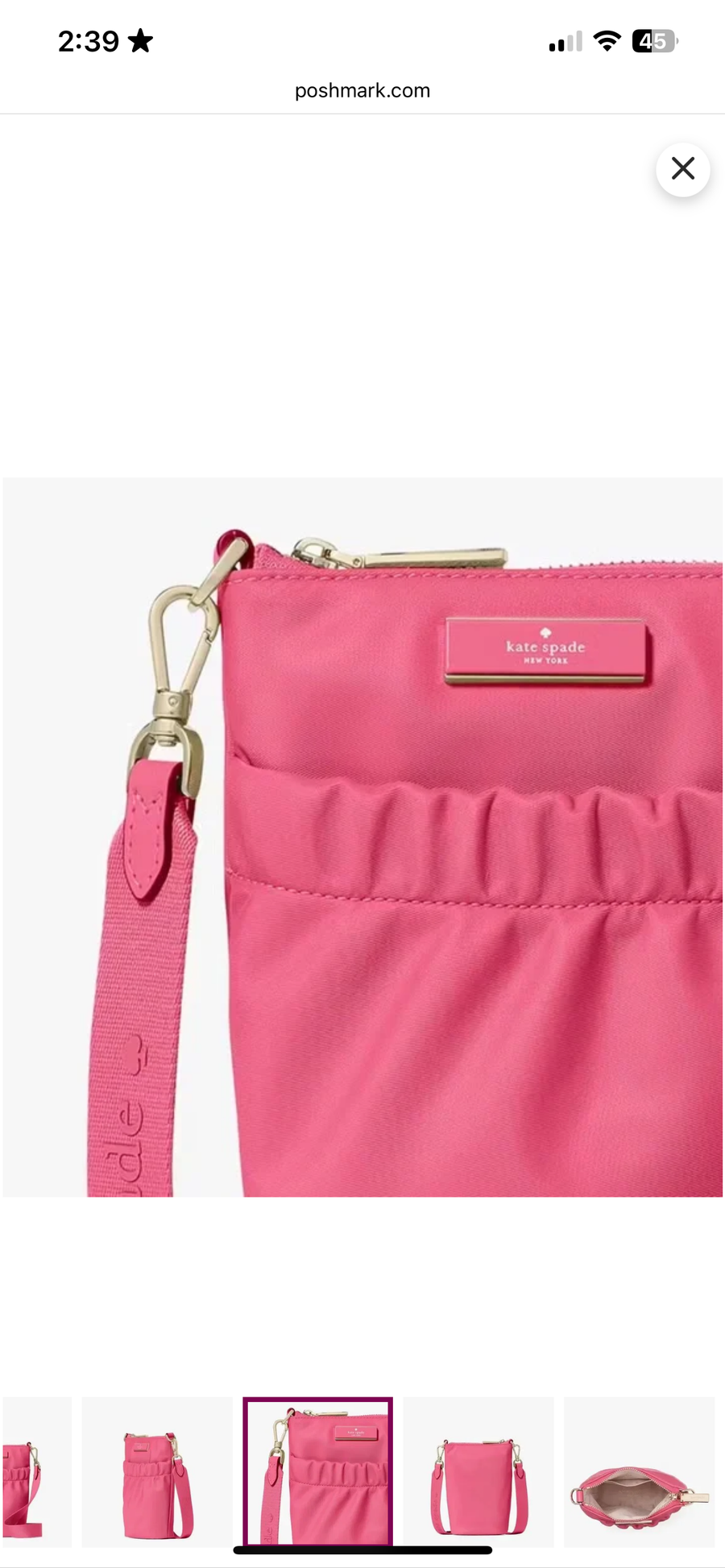 Kate Spade Carter Nylon Phone Crossbody