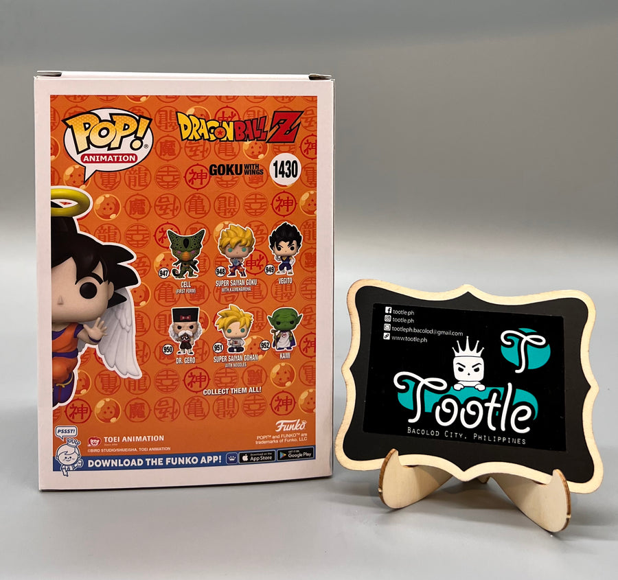 Goku with Wings Dragonball Z 1430 Funko Pop Animation PX Previews Exc Tootle ph