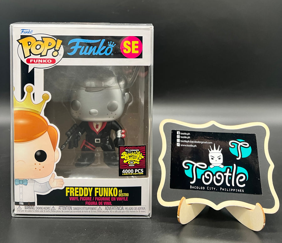 Freddy Funko as DESTRO BLACKLIGHT 2022 (4,000 pcs Limited Edition)