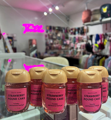 BATH&BODY WORKS STRAWBERRY POUND CAKE ANTI-BAC. HAND GEL 29ML.