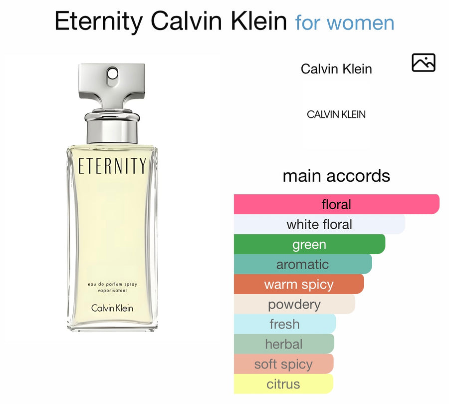 ETERNITY for Women Calvin Klein 30ml  EDP Eau de Parfum