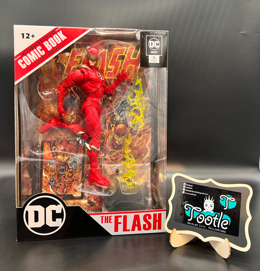 MCFARLANE TOYS! DC "The Flash"  (Include Comic Book)