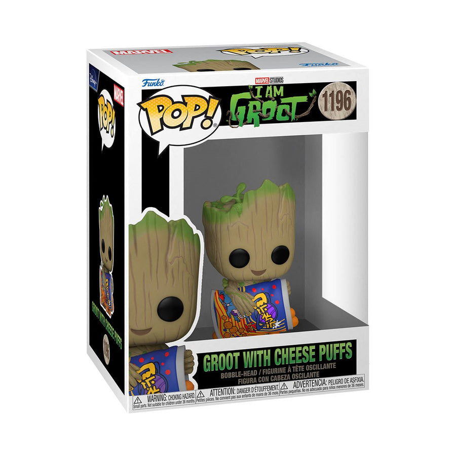 GROOT WITH CHEESE PUFFS 1196 I Am Groot Funko Pop! Vinyl Figure