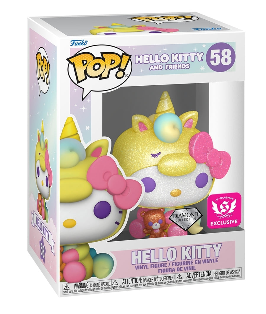 HELLO KITTY 58 Diamond Unicorn - It's Sugar Exclusive Hello Kitty and Friends Funko Pop Tootle ph