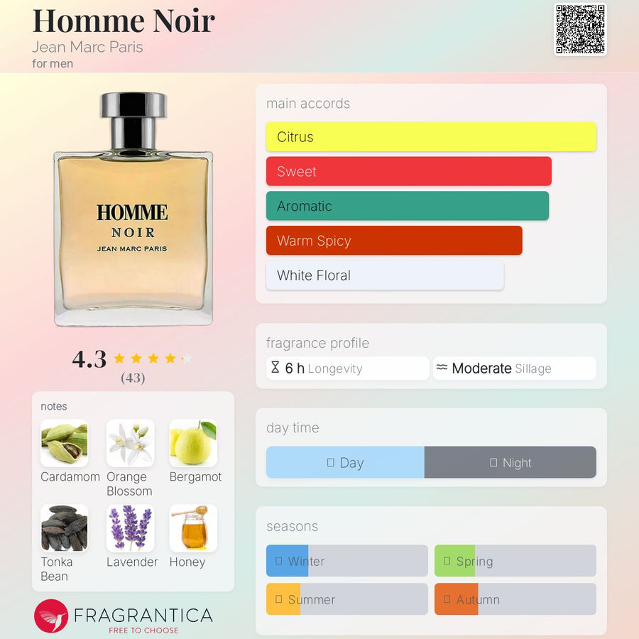 JEAN MARC PARIS -HOMME NOIR 100ML.