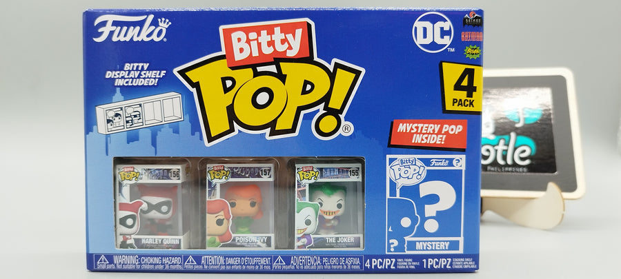 BITTY POP DC Comics 4-Pack Series 1 to 4 with Mystery Bitty Funko Pop Tootle ph