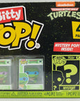 BITTY POP Teenage Mutant Ninja TURTLES 4-Pack Series 1 to 4 with Mystery Bitty Funko Pop Tootle ph