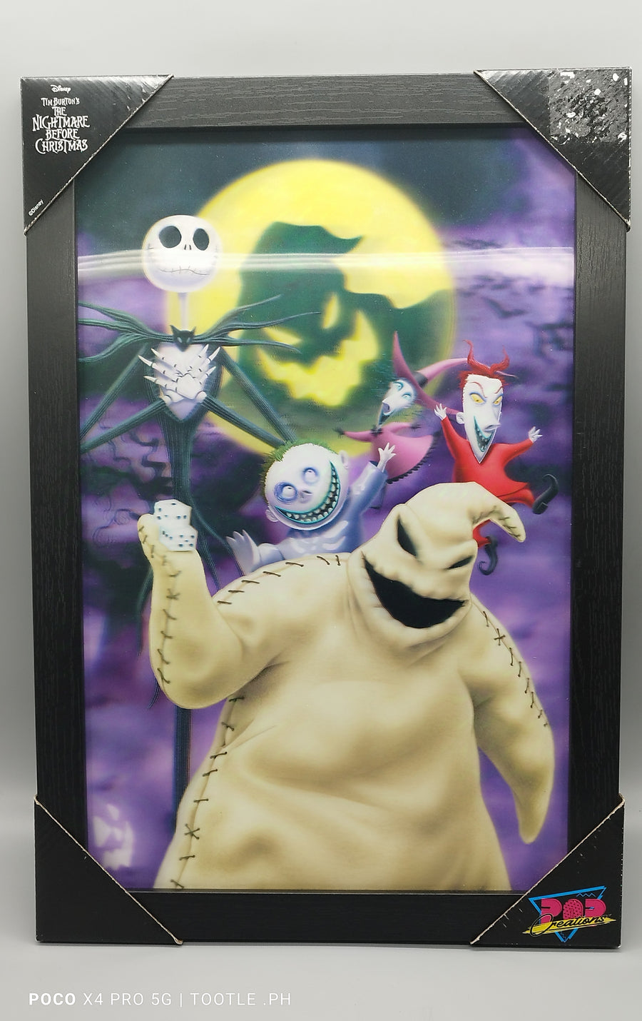 Disney The Nightmare Before Christmas 3D Poster with Frame Pop Creations 47.5 x 32.5cm Tootle ph