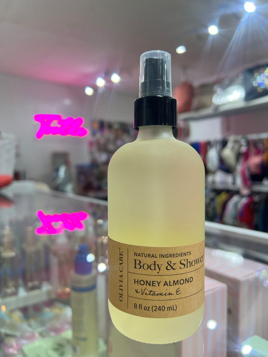 OLIVIA CARE BODY & SHOWER OIL HONEY ALMOND
